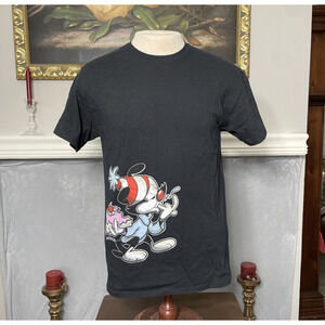 Animaniacs Yakko Wakko Cake Cartoon Ripple Junction T-Shirt Medium